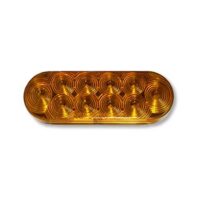 Jammy Amber LED Park and Turn Lamp, 6-Inch Oval, Sealed, Grommet Mount