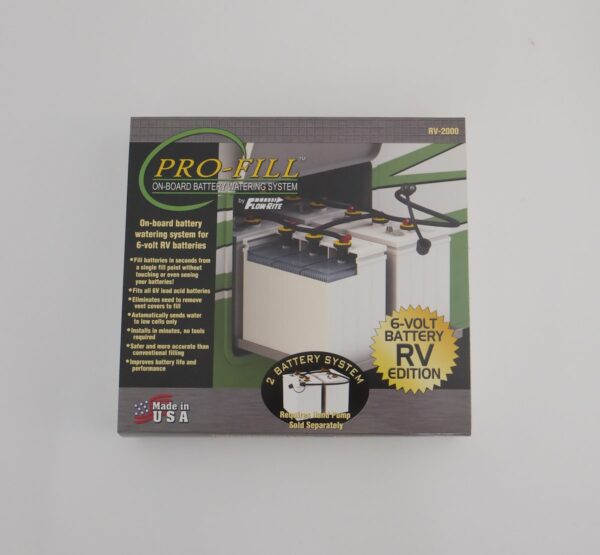 Flow-Rite Pro-Fill 6 Volt Battery Watering System, Black
