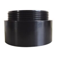 Valterra 3 Inch Hub x Male Thread Adapter, Black