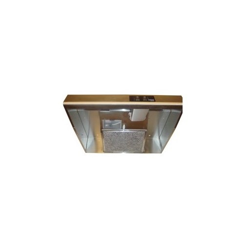 Heng's 20" Stove Vent Hood, Slope Nose, 12 Volt, with Fan and Light, Black