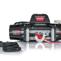WARN VR EVO 12 12,000 lb Electric Winch, Steel Line, Fixed Mount, Black
