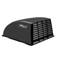 MaxxAir Dome Roof Vent Cover, 14 Inch, Black, Polyethylene