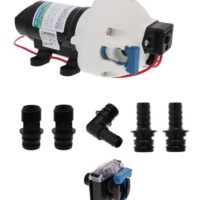 Flojet 12V Fresh Water Pump, 2.9 GPM, 50 PSI, Self-Priming