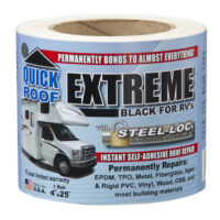 CoFair Quick Roof Repair Tape, Black, 25 Feet x 4 Inch