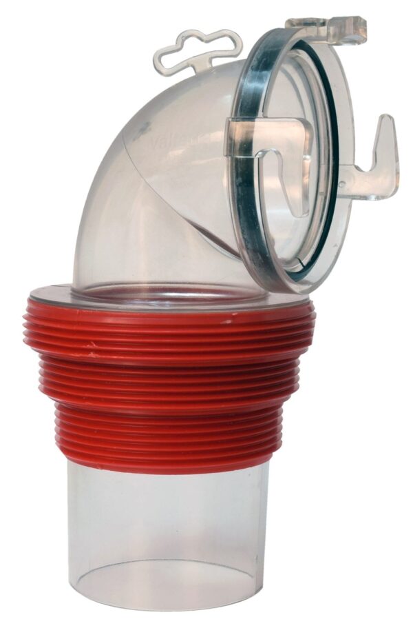 Valterra 90 Degree Bayonet Sewer Adapter, Clear
