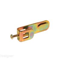 RV Designer Stainless Steel Lock Cylinder Cam, 2 Inch, Straight