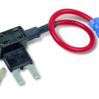 WirthCo Inline Fuse Holder, Mini Dual-Blade, 5-Inch Lead, Black