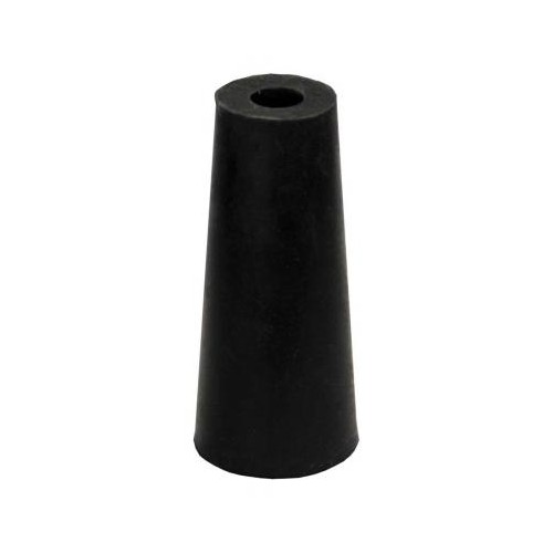 JR Products Door Stop Bumper, Rubber, Black