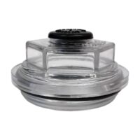 Lippert Trailer Wheel Bearing Dust Cap, Clear Polycarbonate