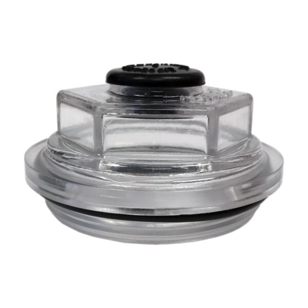 Lippert Trailer Wheel Bearing Dust Cap, Clear Polycarbonate