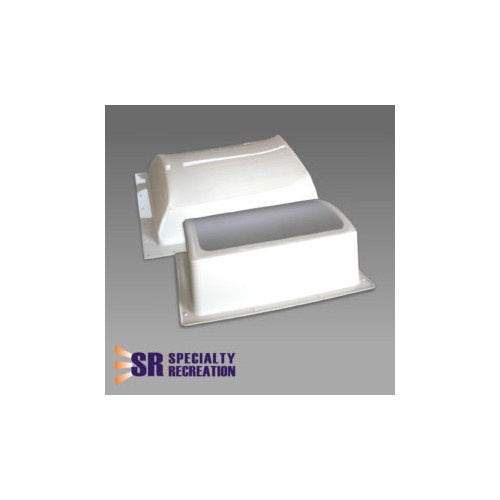 Specialty Recreation RV Skylight (22x14 Inch Opening, White, Bubble)