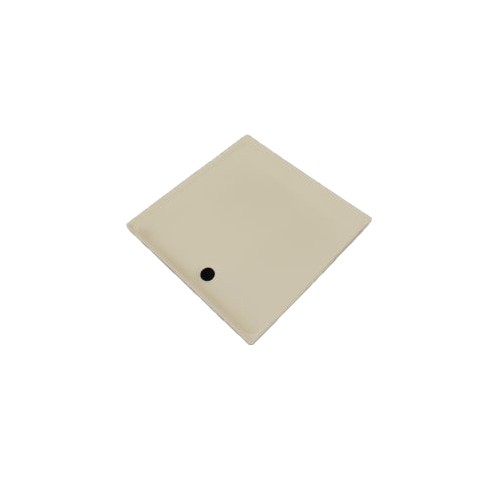 Specialty Recreation Square Shower Pan, 24 x 24 Inch, Parchment White