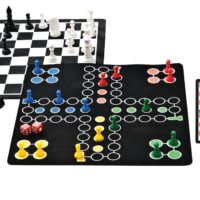 GSI Outdoors 5-in-1 Magnetic Game Set, Backpack Edition