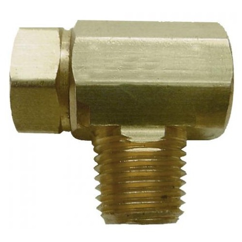 Marshall Excelsior Propane Tee Adapter, 1/4" with Check Valve