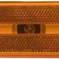 Peterson Rectangular Amber Incandescent Clearance Light