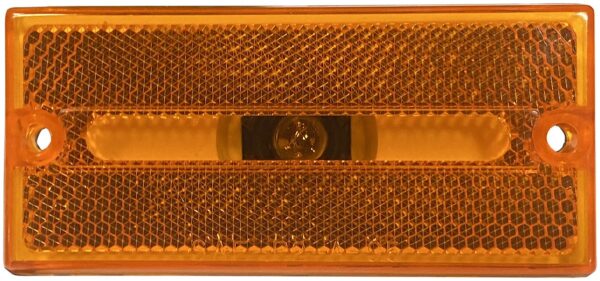 Peterson Rectangular Amber Incandescent Clearance Light