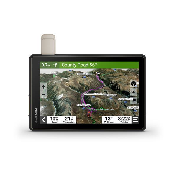 Garmin Tread 8 Inch All-Terrain GPS Navigator, Suction Cup Mount