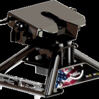 PullRite OEX Super 5th Fifth Wheel Hitch, 25,000 lb, Black Powder Coated