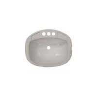 LaSalle Bristol Large RV Kitchen Sink, 20 in. x 16 in., White