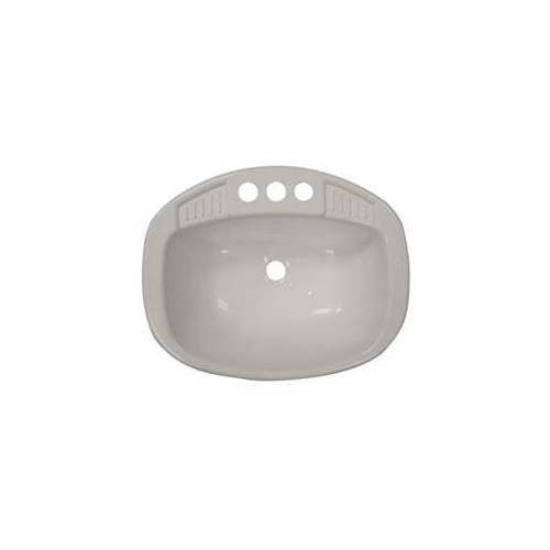 LaSalle Bristol Large RV Kitchen Sink, 20 in. x 16 in., White