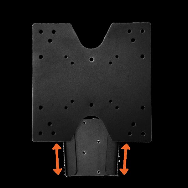 MOR/ryde TV Wall Mount, VESA 200x200, 50 lb Capacity, Black