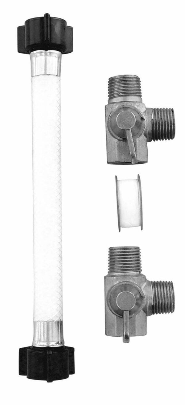 Valterra Water Heater By-Pass Kit, 1/2" Brass, 6-Gallon Antifreeze Savings