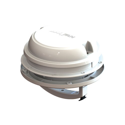 MaxxAir 6-inch Manual Roof Vent, White