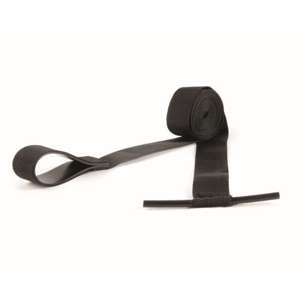 Camco 99.25 Inch Pull Strap with Rubber Loop, Black