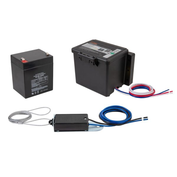 CURT Trailer Breakaway System Kit, 12V, 1-3 Axles, Push-to-Test