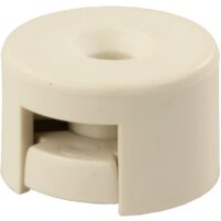 JR Products Window Shade Cord Retainer, Round, Beige, Set of 2