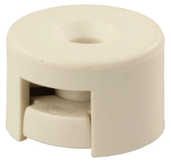 JR Products Window Shade Cord Retainer, Round, Beige, Set of 2