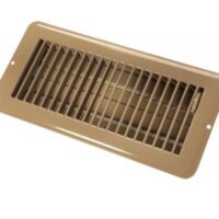 JR Products Heating/Cooling Register 11-1/2x5-9/16 Inch, Brown with Damper
