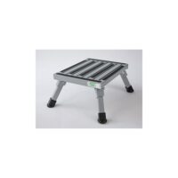Safety Step Single Step Stool, 14 x 11 x 7 Inches, 1000 Pound Capacity, Silver