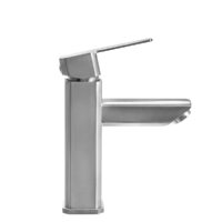 Dura Faucet Lavatory Faucet with 90 Degree Angle Spout, Brushed Nickel