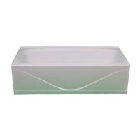 Specialty Recreation 27" x 54" Bathtub, White, Left Hand Drain