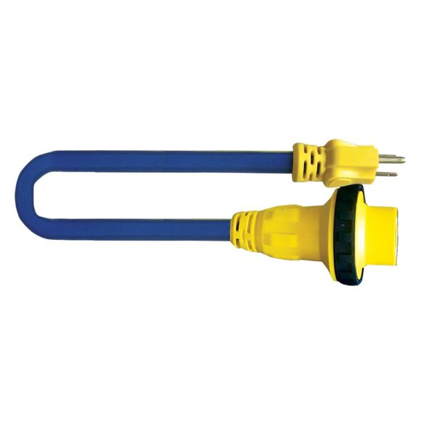 AP Products 15 to 30 Amp Power Adapter, Yellow, 24 in