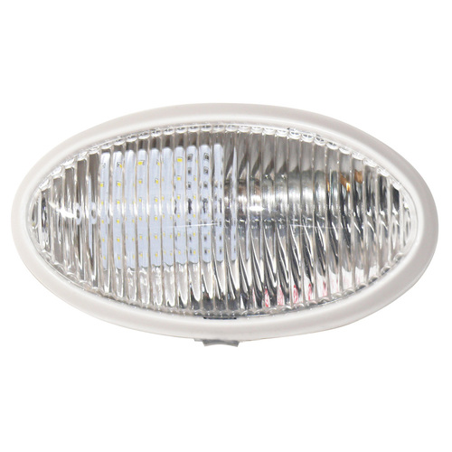 Valterra Porch Light LED 12 Volt, 175 Lumens, Oval, Clear Lens