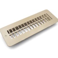 B&B Molders Floor Heating Register, 12 x 4, Tan