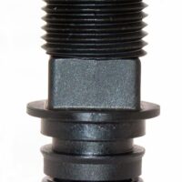 Flojet 1/2 Inch Quick Connect to Male Threaded Adapter, Black