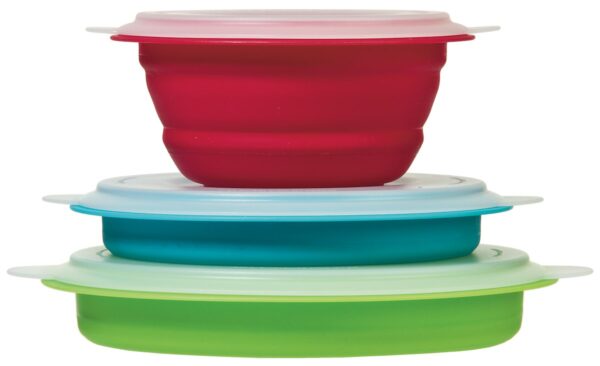 Progressive International Storage Bowl Set with Lids, 3-Piece