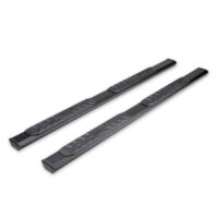TrailFX A4 Series Hexagonal Nerf Bar, 4-1/2 Inch, Black, Rocker Panel Mount