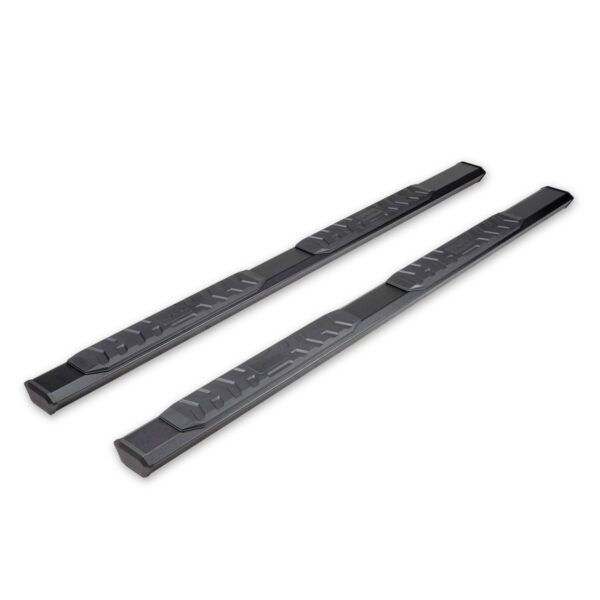 TrailFX A4 Series Hexagonal Nerf Bar, 4-1/2 Inch, Black, Rocker Panel Mount