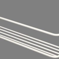 AP Products Stainless Steel Spice Rack, 11-1/2 x 2-3/4 inches, White