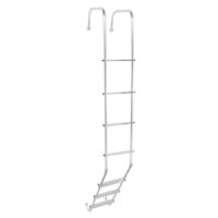 Stromberg Carlson Rear Door Ladder, 99.5 inches, 7 Steps, Bolt-On, Silver