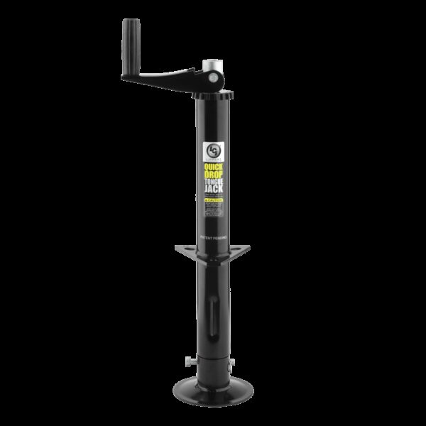 Lippert Manual Tongue Jack, 2,000 Pound, 14 Inch Lift, Steel