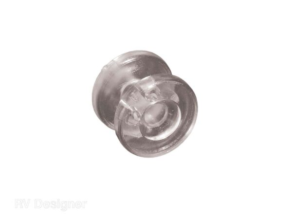 RV Designer Window Shade Cord Retainer, Clear, Set of 2