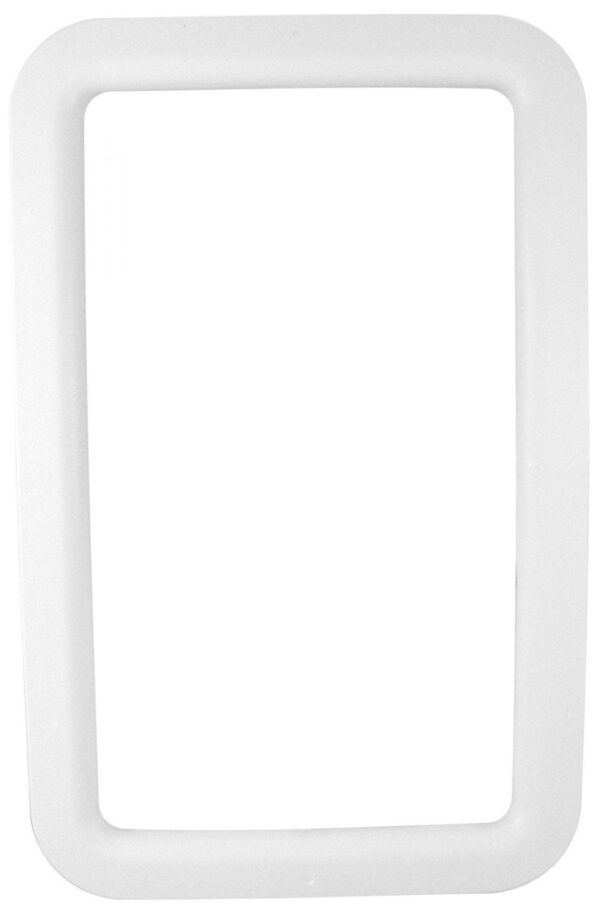 Valterra Exterior Entry Door Window Frame, White, 24-3/4 Inch x 15-3/4 Inch