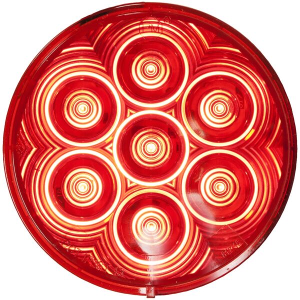 Peterson LED Stop/Tail/Turn Trailer Light, Red, Round