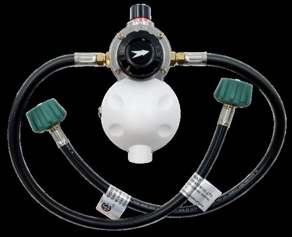 AP Products Auto Changeover Propane Regulator, 2-Stage, 225,000 BTU