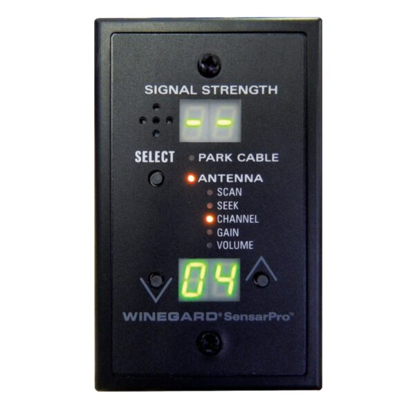 Winegard Sensar Pro TV Signal Meter, Black, Digital Display, Wall Mount